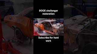 doge 1970 doge challenger restoration hand to hand made a car restoration shorts [upl. by Janet801]