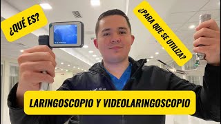 Laringoscopio y videolaringoscopio  ¿Que es [upl. by Ahsed118]