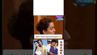 Shameless Hrithik kanganaranaut hritikroshan karanjohar bollywood queenkangana [upl. by Kirstyn738]