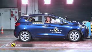 Euro NCAP Crash Test of Ford Fiesta [upl. by Ardnasyl622]