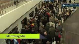 TVN Warszawa Chaos po wypadku w metrze [upl. by Eeryt]