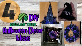 4 Dollar Tree DIY Halloween Decor Ideas [upl. by Edwin]