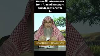 Sheikh Assim AlHakeem runs from Ahmadi Answers on live television [upl. by Yonit789]