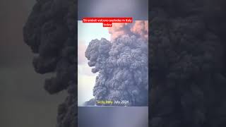 Stromboli volcano explodes Italy [upl. by Admama312]