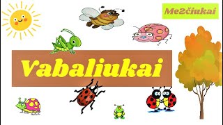 🐞 Vabaliukai 🦋  Me2čiukai🔆 I Muzika vaikams🌟 [upl. by Ludovika]