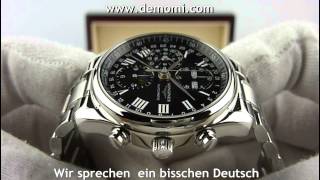 L26734516 Longines Master Collection Chronograph moonphase black dial 26734516 [upl. by Adlig320]