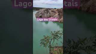 Lago dos cristais em cristalina MG cristalina minasgerais viagem passeio foryou [upl. by Anahsirk]