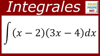 INTEGRALES DIRECTAS  Ejercicio 2 [upl. by Ahseena]