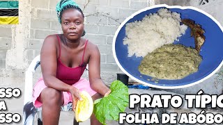 Documentando Moçambique 🇲🇿 Como PREPARAR folha de ABÓBORA passoapasso Prato TÍPICO Moçambicano [upl. by Kory229]