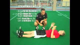 Core Strength Training Sprinter Sit Up [upl. by Annel]