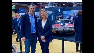 Visite de Retromobile 2023 avec son ancien directeur JeanSébastien GUICHAOUA [upl. by Cello872]