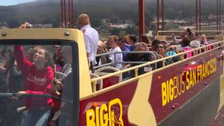 Big Bus Tours San Francisco  OpenTop Sightseeing Tour Video [upl. by Goltz]