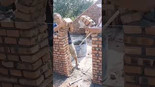 This is how they make arch brick door [upl. by Hotze133]