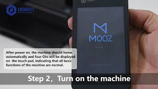 DOBOT MOOZ Tutorial How to Test Whole Machine [upl. by Wincer860]