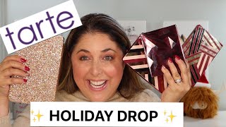 NEW TARTE Holiday Drop Three Eyeshadow Palettes and Cheek Too All NEW [upl. by Anisamoht263]