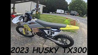 FIRST TEST OF THE NEW TO US HUSKY TX300 [upl. by Minny]