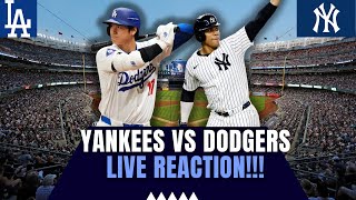 2024 World Series Yankees vs Dodgers Game 3 Live Play By Play Reaction [upl. by Davine775]