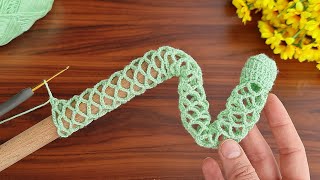 Good İdea 🥰 This crochet piece is really beautiful ✔ How to make eyecatching very useful crochet [upl. by Atinrehs396]