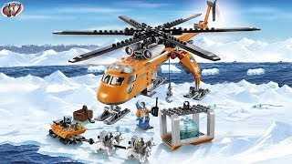 LEGO City Arctic Helicrane 60034 Toy Review amp Unboxing [upl. by Lenoel469]