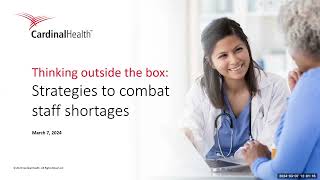 Oncology webinar  Thinking outside the box Strategies to combat staff shortages [upl. by Scholem721]