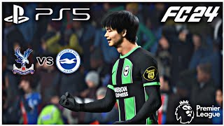 FC 24  Crystal Palace VS Brighton Albion  Premier League  Realistic Graphics Gameplay 4K60FPS PS5 [upl. by Vivianna20]