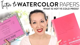 Watercolor Papers for Beginners [upl. by Sinegold]