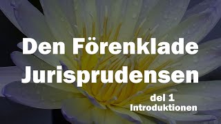 Den Förenklade Jurisprudensen del 1 Introduktionen [upl. by Klarrisa]