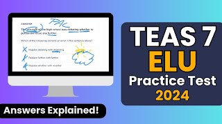 TEAS ELU Practice Test 2024 Updated [upl. by Aened292]