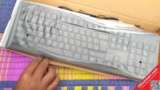 A4TECH KRS82 Wired MultimediaKeyboard Unboxing [upl. by Lledo]