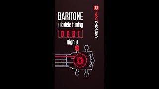 Baritone ukulele tuning High D [upl. by Mariejeanne]