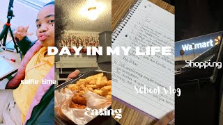 DAY IN MY LIFE  Freshman High School Vlog Etc [upl. by Llenrev]