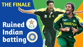 Akram and akhtar ruined indian batting in final match of coca cola  Pakistan lift the trophy [upl. by Wun]