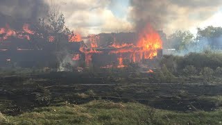 WATCH East Texas apartment complex goes up in flames [upl. by Bust]