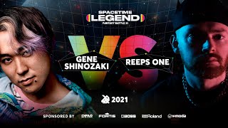 Gene Shinozaki vs Reeps One  SPACETIME LEGENDS 2021 [upl. by Eiffub]