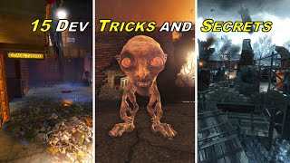 15 Dev Tricks and Secrets from Black Ops 2 Zombies [upl. by Nahtnhoj]