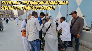 ALHAMDULILAH  MEMBAGIKAN SEDEKAH DIBANTU POLISI DI MAKKAH [upl. by Artemus534]