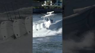 Zigzagging through Haulover Inlet zigzag yt hauloverinlet boating fun funnyvideo funny [upl. by Yditsahc]