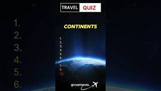 Travel Quiz ✈️🌎🤓 quiz generalknowledge challenge trivia quiztime countries geography cities [upl. by Oidualc]