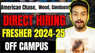 American Chase Turing Allianz Direct Hiring  OFF Campus Drive For 2025 2024 2023 Batch Fresher [upl. by Nauquf]