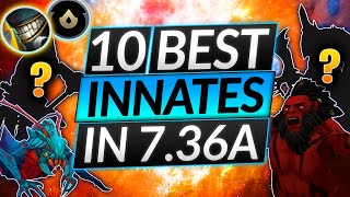 TOP 10 INNATES IN 736A  Best Heroes For Easy MMR  Dota 2 Meta Guide [upl. by Filmore]