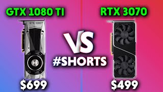 GTX 1080 Ti vs RTX 3070  Benchmark Shorts [upl. by Eyoj984]