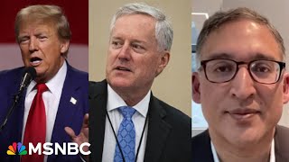 ‘Total body slam’ Neal Katyal on Mark Meadows RICO clash [upl. by Jerrol]