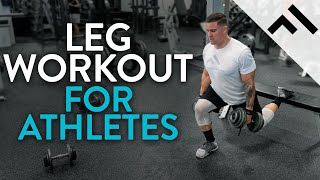 Full Leg Workout for Athletes  Day from the Athlete Program [upl. by Norok]