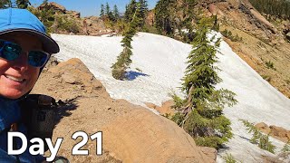 PCT 2024 Day 21 Snow Traversin [upl. by Ztnarf279]