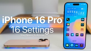 iPhone 16 Pro Max  16 Settings You Need To Know [upl. by Talich798]