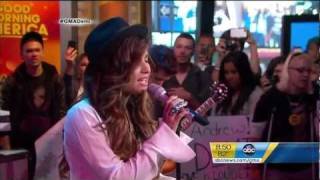 Demi Lovato  Skyscraper Live At Good Morning America [upl. by Siana362]