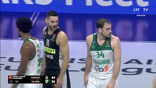 202223 Euroleague R5 Partizan  Žalgiris Full Highlights [upl. by Anoirtac]