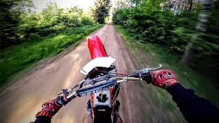 MORSKIE OKO NA SUPERMOTO 😬 WHEELIE W LESIE 🔥  MOTOKOTY VLOG [upl. by Zined]