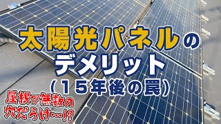 太陽光発電・太陽光パネルのデメリット（15年後の罠） [upl. by Kandy]