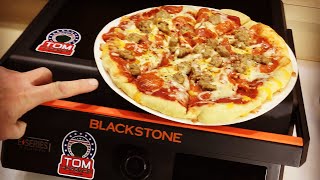 Blackstone ESeries Griddle  How to Make a Pizza [upl. by Homere]